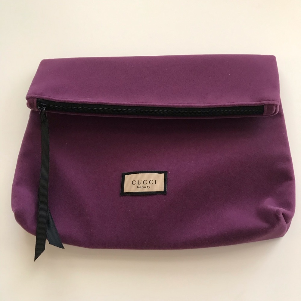 Gucci Purple Cosmetic Bag